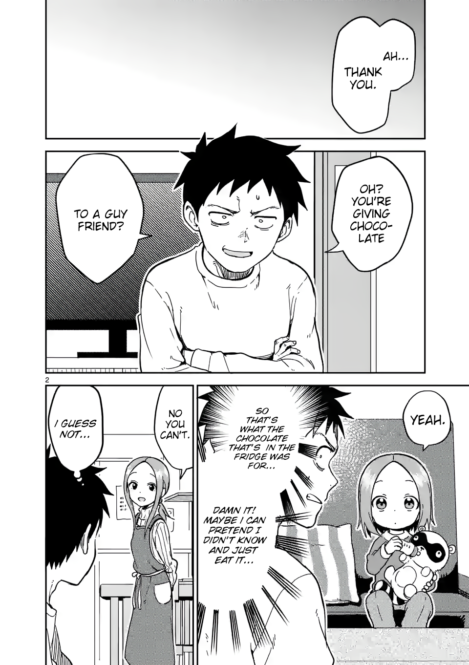 Karakai Jouzu no (Moto) Takagi-san Chapter 216 2